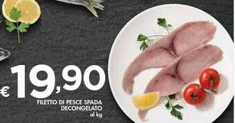 Bennet Filetto Di Pesce Spada Decongelato offerta