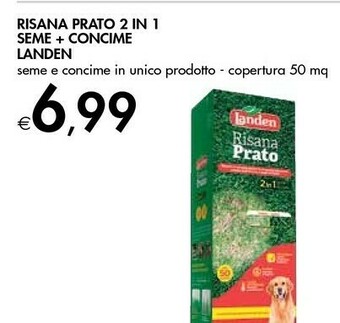 Bennet Landen Risana Prato 2 In 1 Seme + Concime offerta