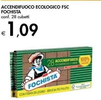 Bennet Fochista Accendifuoco Ecologico Fsc offerta