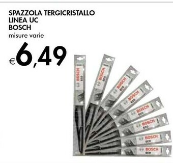 Bennet Bosch Spazzola Tergicristallo Linea UC offerta