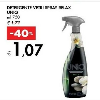 Bennet Uniq Detergente Vetri Spray Relax offerta