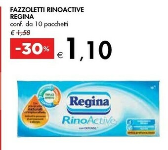 Bennet Regina Fazzoletti Rinoactive offerta