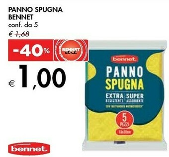 Bennet Bennet Panno Spugna offerta
