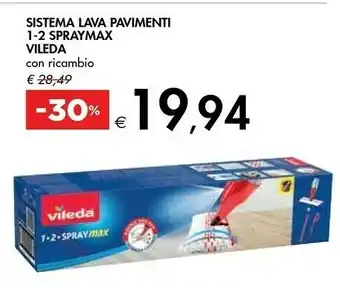 Bennet Vileda Sistema Lava Pavimenti 1-2 Spraymax offerta