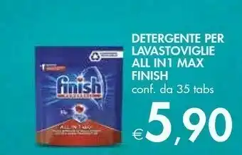 Bennet Finish Detergente Per Lavastoviglie All In 1 Max offerta