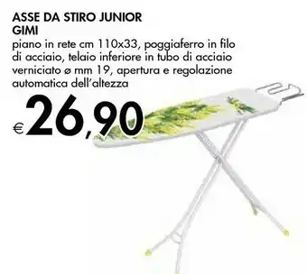 Bennet Gimi Asse Da Stiro Leo S 110 X 33 Con Poggiaferro offerta