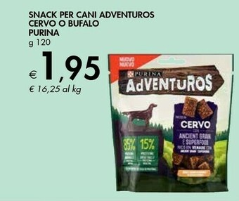 Bennet Purina Snack Per Cani Adventuros Cervo O Bufalo offerta