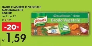 Bennet Knorr dado classico o vegetale naturalmente offerta