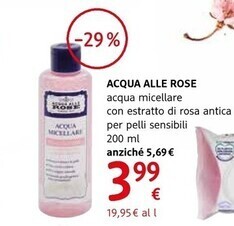 dm drogerie markt Acqua alle rose acqua micellare con estratto di rosa antica offerta