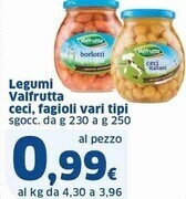 Sigma Valfrutta legumi ceci, fagioli offerta