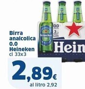 Heineken birra analcolica 0.0
