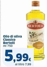 Sigma Bertolli olio di oliva classico offerta