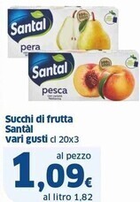 Sigma Santal succhi di frutta offerta