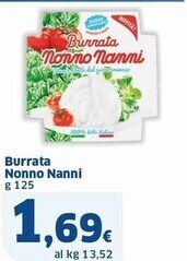 Sigma Nonno nanni burrata offerta