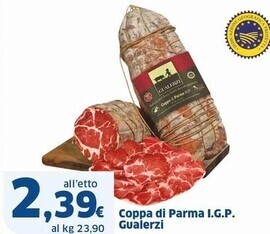Sigma Gualerzi coppa di parma i.g.p offerta