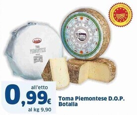 Sigma Botalla toma piemontese d.o.p offerta