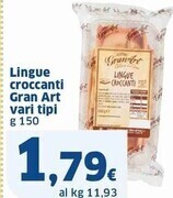 Sigma Granart lingue croccanti offerta