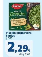 Sigma Findus pisellini primavera offerta