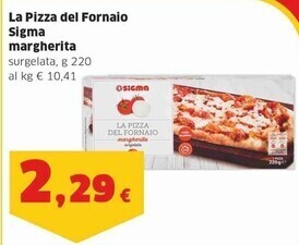 Sigma Sigma la pizza del fornaio margherita offerta