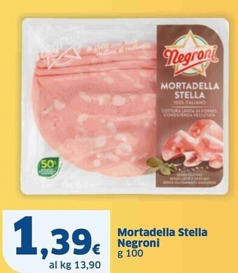 Sigma Negroni mortadella stella offerta