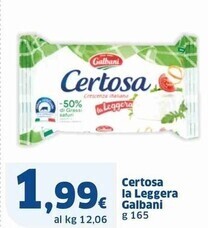 Sigma Galbani certosa la leggera offerta