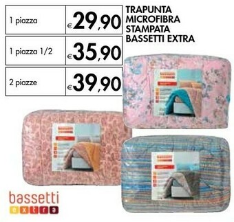 Bennet Bassetti Trapunta Microfibra Stampata offerta