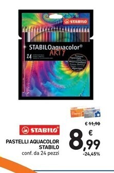 Stabilo pastelli aquacolor