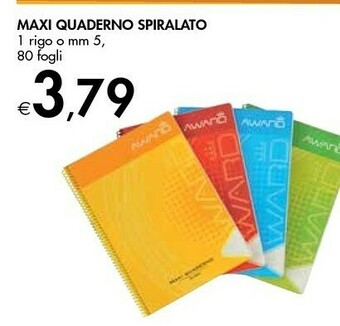 Bennet Maxi Quaderno Spiralato offerta