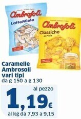 Sigma Ambrosoli caramelle offerta