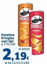 Sigma Pringles patatine offerta