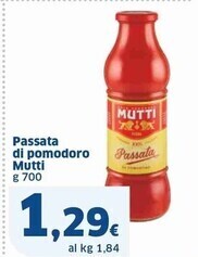 Sigma Mutti passata di pomodoro offerta