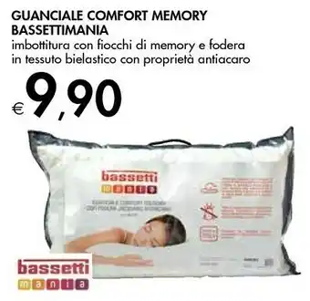 Bennet Bassetti Guanciale Comfort Memory offerta