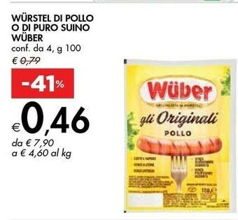 Bennet Wuber Gli Originali Di Pollo 100 G(ml) offerta