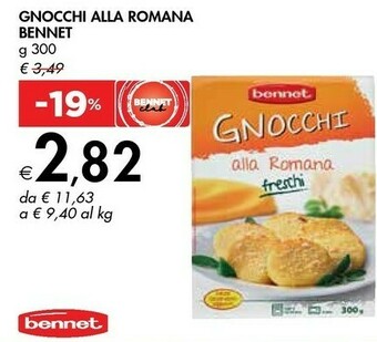 Bennet Bennet Gnocchi Alla Romana offerta