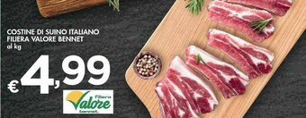 Bennet Bennet Costine Di Suino Italiano Filiera Valore offerta