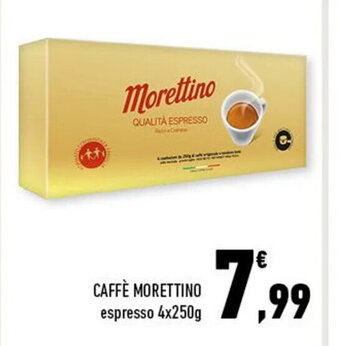 Conad CAFFÈ MORETTINO espresso 4x250g offerta