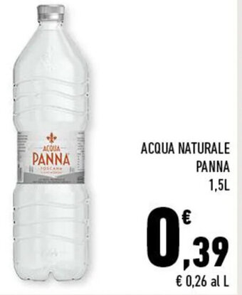 Conad ACQUA NATURALE PANNA 1,5 l offerta