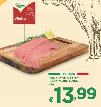 Bennet Bennet Fesa Di Vitello A Fette Filiera Valore offerta