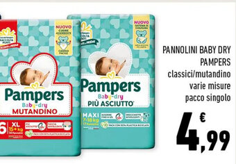Conad PANNOLINI BABY DRY PAMPERS offerta