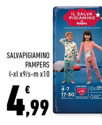 Conad SALVAPIGIAMINO PAMPERS l-xl x9/s-m x10 offerta