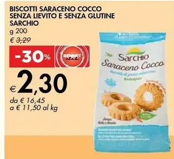 Bennet Sarchio Biscotti Saraceno Cocco Senza Lievito E Senza Glutine offerta