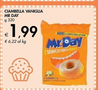 Bennet Mr. day Ciambella Vaniglia offerta