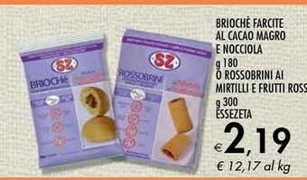 Bennet Essezeta Rossobrini Ai Mirtilli E Frutti Rossi 300 G(ml) offerta