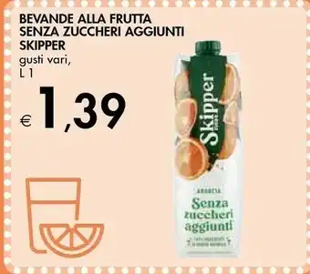 Bennet Zuegg Skipper Pesca Senza Zuccheri Aggiunti 1000 G(ml) offerta