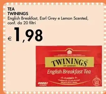 Bennet Twinings English Breakfast Tea Classic 50 G(ml) offerta