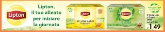 Bennet Lipton Tea Lipton - Yellow Label offerta