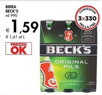 Bennet Beck's Birra offerta