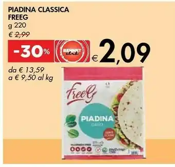 Bennet Free g Piadina Classica offerta