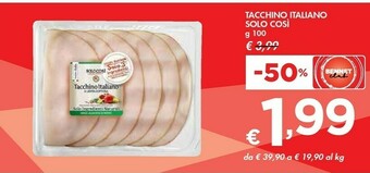 Bennet Solo Così Tacchino Italiano offerta