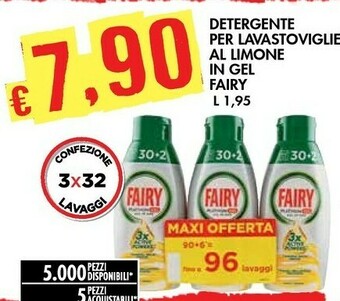 Bennet Fairy Detergente Per Lavastoviglie Al Limone In Gel offerta